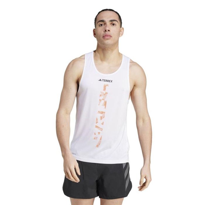 Camiseta de Tirantes Mujer Adidas IW6682 Blanco (S) 5