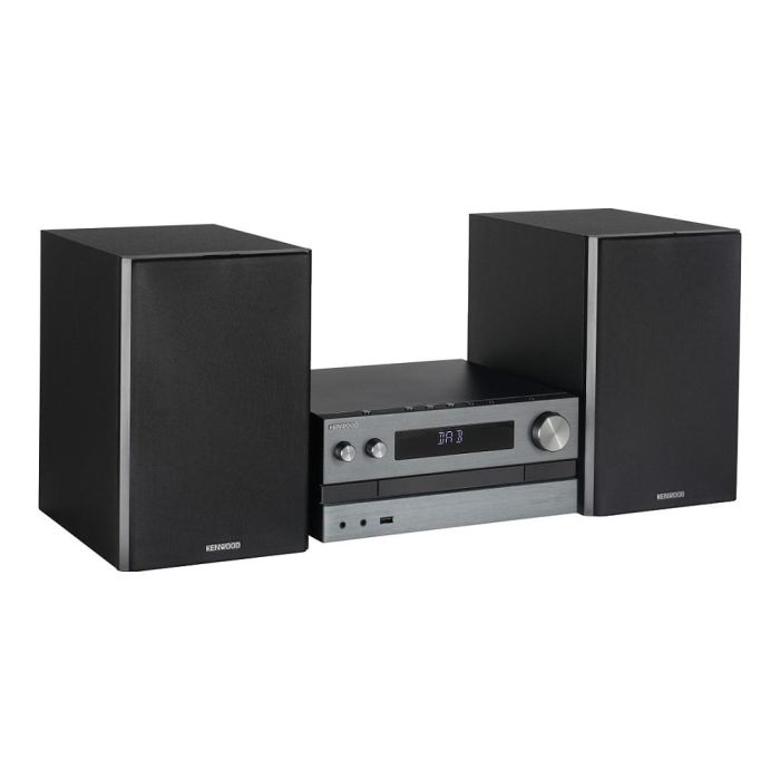 Kenwood M-918DAB-H Microcadena Hi-Fi con DAB+/FM, Bluetooth, CD, USB, 2 Altavoces de 10 W, Negro