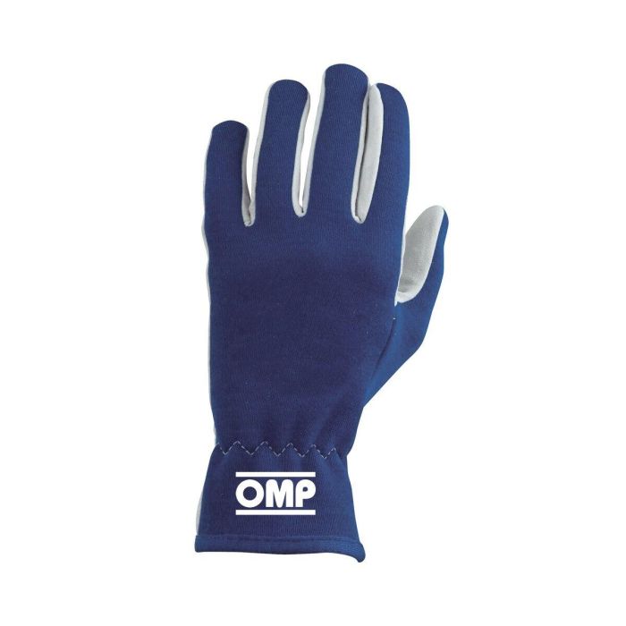 Guantes de Hombre para Conducir OMP Rally Azul marino Azul S