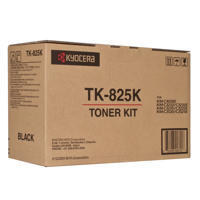 Kyocera TK825K Tóner Negro Original para KM-C2520 / 3225 / 3232 1
