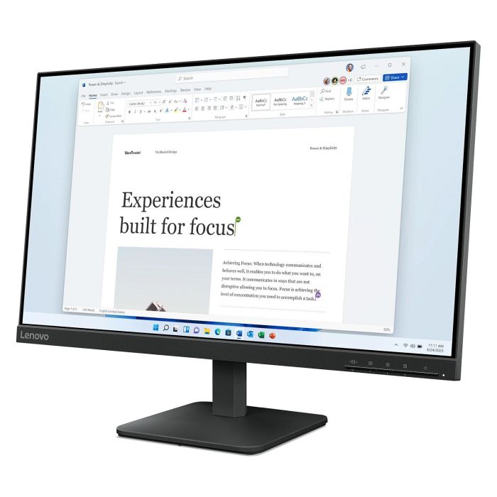 Lenovo Monitor L24-4e 23.8" Full HD IPS 100Hz 6ms Negro 2