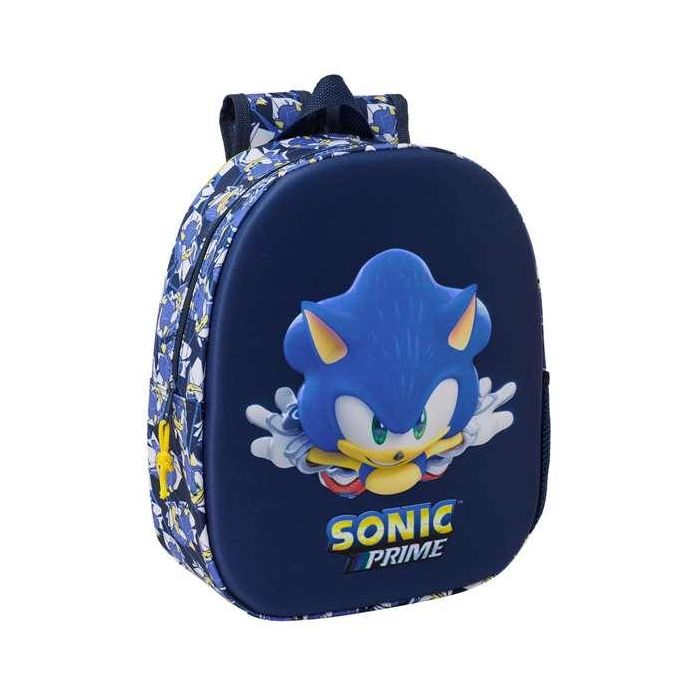 Mochila 3D sonic "city" 27x33x10 cm 0 Mochila 3D sonic "city" 27x33x10 cm 0
