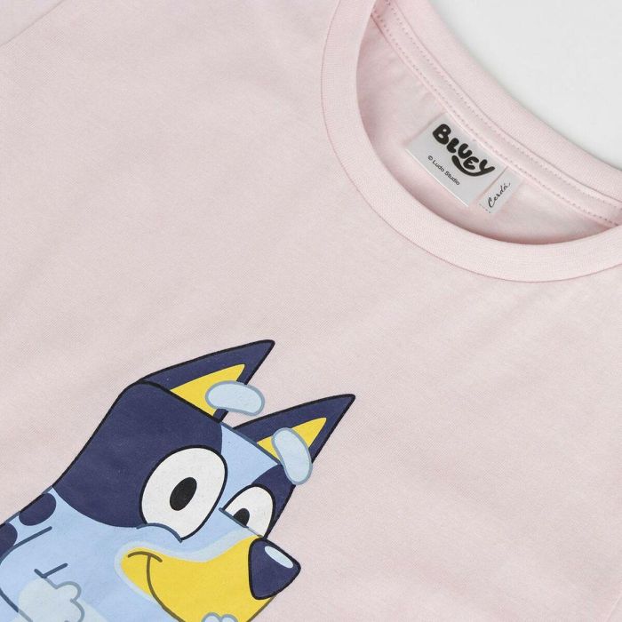 Pijama Infantil Bluey Rosa 5 Pijama Infantil Bluey Rosa 5