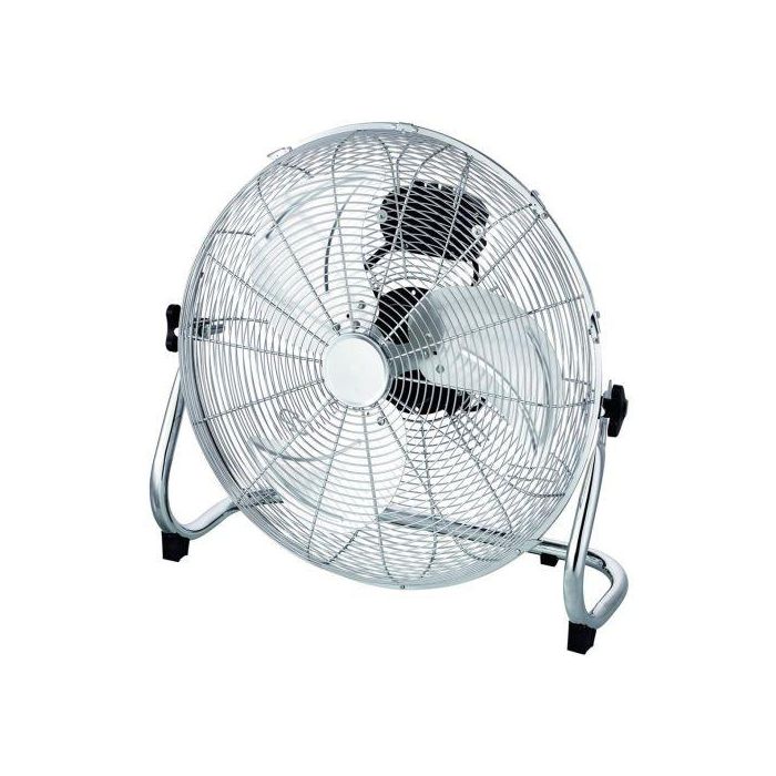 Ventilador de suelo, 100 W, ø45 cm, alta velocidad, plateado Ventilador de suelo, 100 W, ø45 cm, alta velocidad, plateado