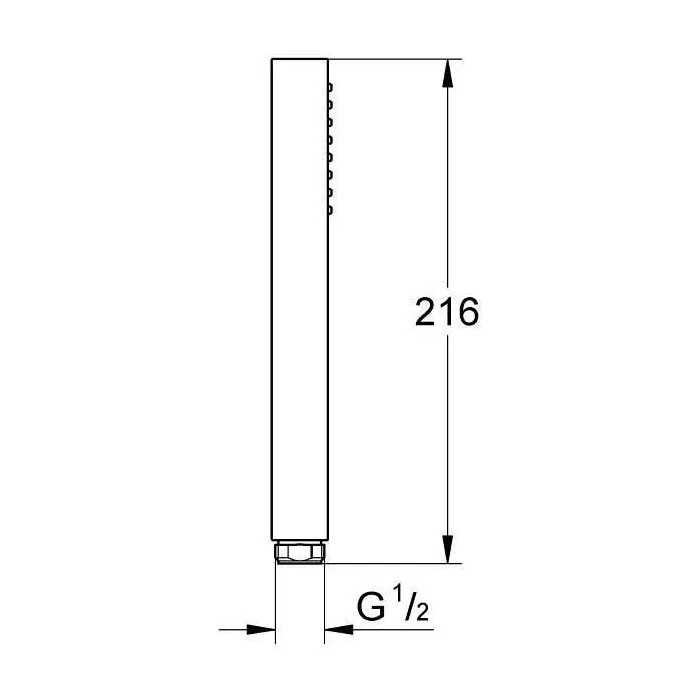 Grohe Teleducha de 1 Chorro - 9,5 L 1
