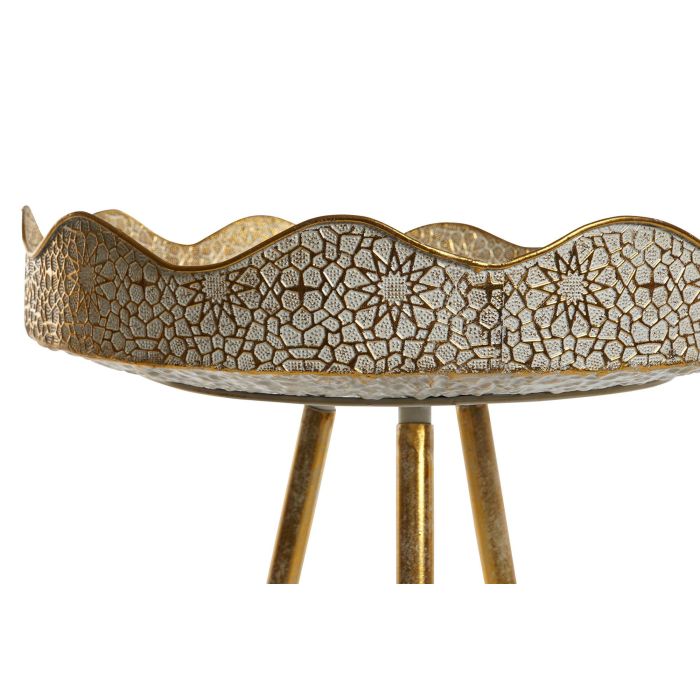 Macetero Arabe DKD Home Decor Dorado 46 x 84.5 x 46 cm Set de 2 2 Macetero Arabe DKD Home Decor Dorado 46 x 84.5 x 46 cm Set de 2 2