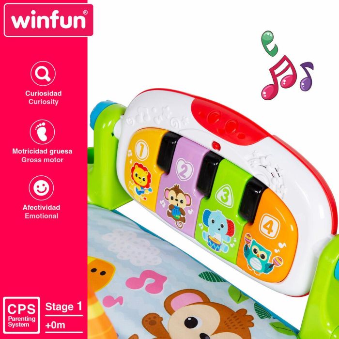 Alfombra de juego Winfun Tela Plástico 63 x 43 x 91 cm (2 Unidades) 4