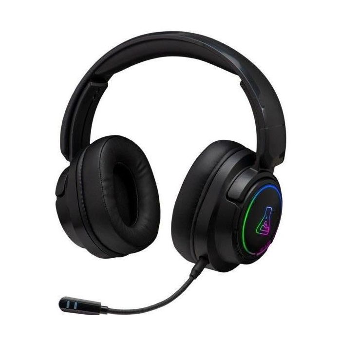 The G-Lab THE3760162055429 Auriculares Inalámbricos Gaming KORP IRIDIUM con Micrófono, RGB, para PC, PS4 y Xbox One, Negro