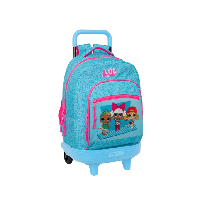 Mochila Escolar con Ruedas LOL Surprise! Divas Azul 33 X 45 X 22 cm 0 Mochila Escolar con Ruedas LOL Surprise! Divas Azul 33 X 45 X 22 cm 0
