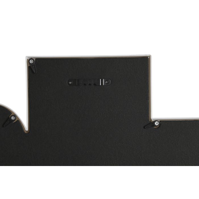 DKD Home Decor Marco Multifoto Romantico Blanco PP para 6 Fotos 46.5 x 40.5 x 2.2 cm 2