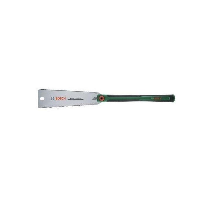 Bosch BOS4053423255157 Sierra Japonesa Ryoba 250 mm, Hoja Flexible Acero SK5, Dientes Dobles, Mango Softgrip, Cortes Precisos y al Ras