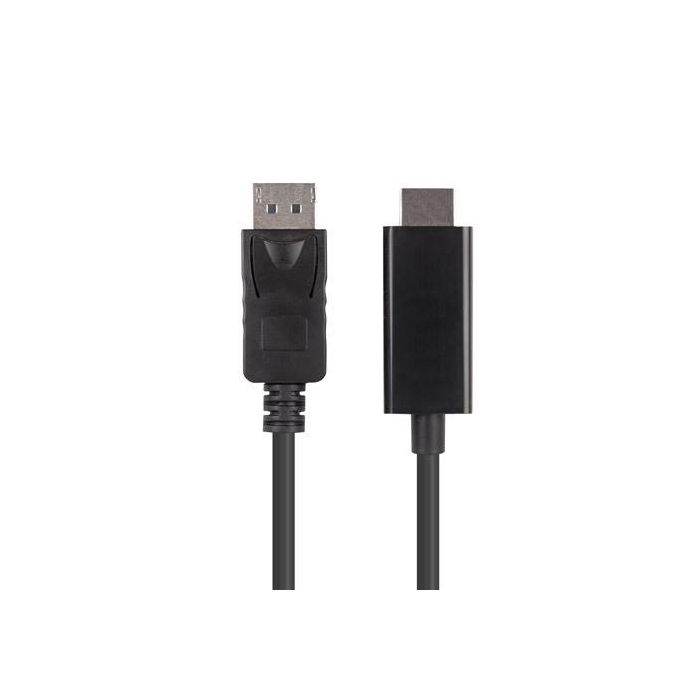 Lanberg CA-DPHD-11CC-0018-BK Cable de Video DisplayPort a HDMI, 1.8 Metros, Color Negro, con Función de Cambiador de Género 2 Lanberg CA-DPHD-11CC-0018-BK Cable de Video DisplayPort a HDMI, 1.8 Metros, Color Negro, con Función de Cambiador de Género 2