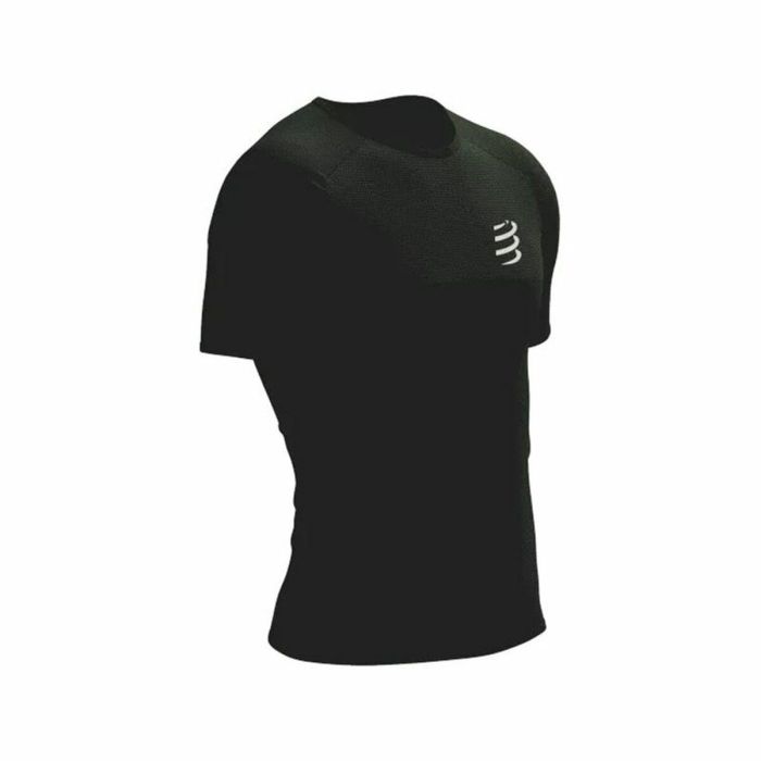 Camiseta de Manga Corta Hombre Compressport Performance Negro 4