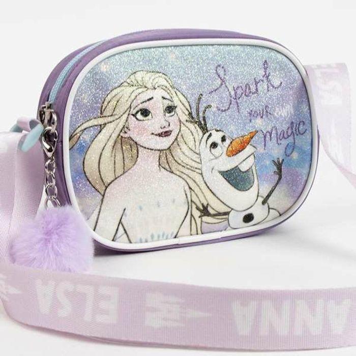 Cerdá Bolso de Fantasía Frozen, 14.5 x 10.5 x 4.0 cm, Color Azul, Edad Mínima 3 Años 3