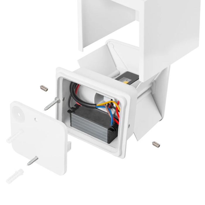 Aplique LED Exterior 2x5W 100Lm/W IP65 Blanco 4000K HO-APL06-IP65-W-W 4