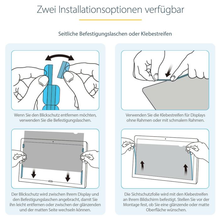 Filtro de Privacidad para Monitor Startech 133L-PRIVACY-SCREEN 5
