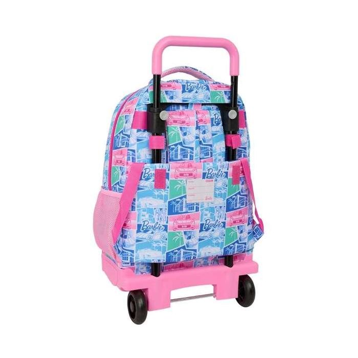 Mochila gde. c/ruedas compact extraible barbie 33x45x22cm 1 Mochila gde. c/ruedas compact extraible barbie 33x45x22cm 1