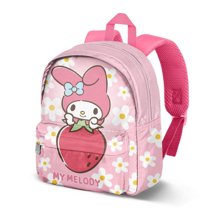 Mochila Preescolar Joy Strawberry Sanrio My Melody Rosa