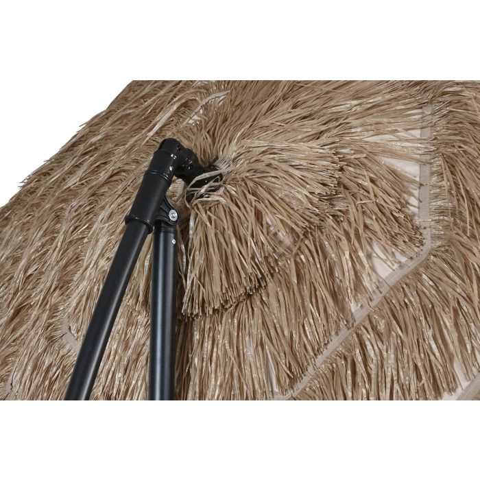 Parasol Terraza Y Jardin DKD Home Decor Marron Gris Oscuro 290 x 250 x 350 cm 6 Parasol Terraza Y Jardin DKD Home Decor Marron Gris Oscuro 290 x 250 x 350 cm 6