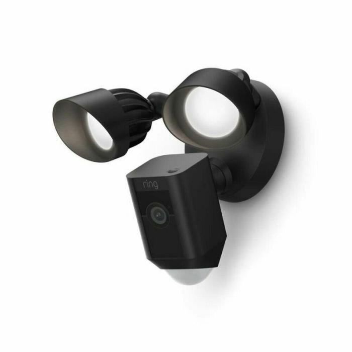Ring Floodlight Cam Wired Plus - Cámara de seguridad para exteriores con proyectores LED ultra brillantes y sirena antirrobo integrada - Negro 0 Ring Floodlight Cam Wired Plus - Cámara de seguridad para exteriores con proyectores LED ultra brillantes y sirena antirrobo integrada - Negro 0