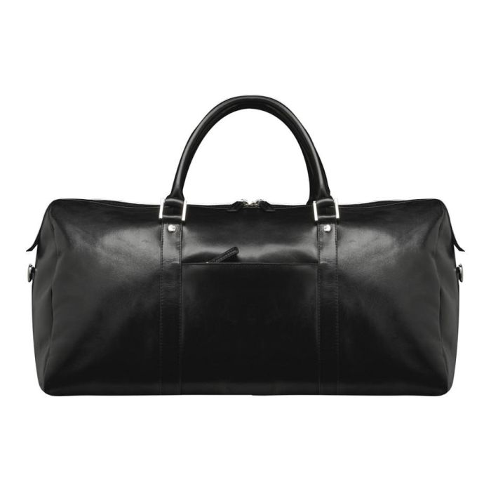 Dbramante1928 Kastrup 2 Weekender Bag - Bolso de Mano de Cuero Unisex Negro, Cremallera, Bolsillo Frontal, Asa y Bandolera Extraíble 2 Dbramante1928 Kastrup 2 Weekender Bag - Bolso de Mano de Cuero Unisex Negro, Cremallera, Bolsillo Frontal, Asa y Bandolera Extraíble 2