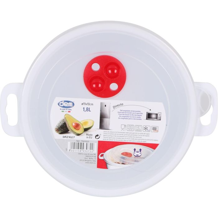 Fiambrera Dem para microondas 1.8 litros (12 Unidades) 3 Fiambrera Dem para microondas 1.8 litros (12 Unidades) 3