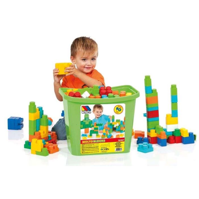 Juego construccion en bote 90 piezas Juego construccion en bote 90 piezas