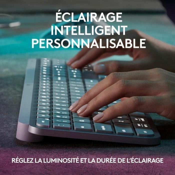 Teclado Inalámbrico - LOGITECH - MX Keys S - Bluetooth - Retroiluminado - Teclas silenciosas - Gris claro 3 Teclado Inalámbrico - LOGITECH - MX Keys S - Bluetooth - Retroiluminado - Teclas silenciosas - Gris claro 3