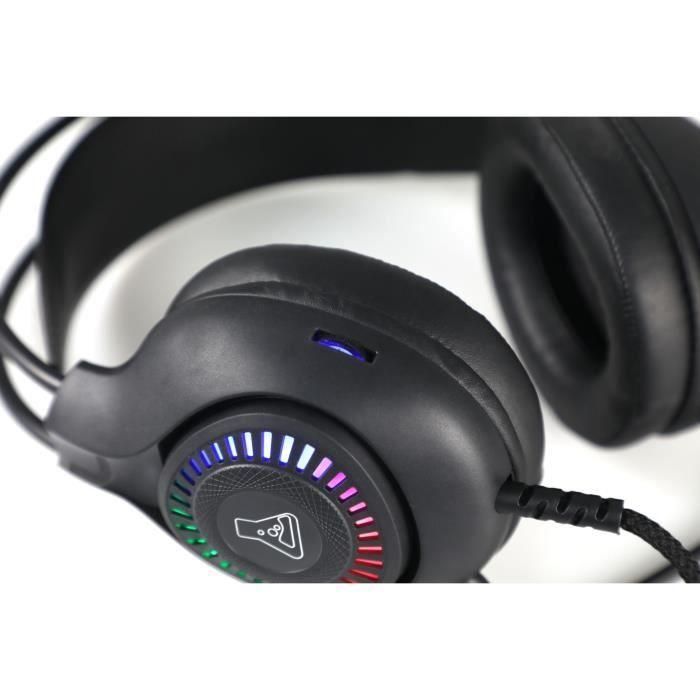 Combo Gaming 4 en 1 - Teclado retroiluminado / Ratón retroiluminado / Auriculares + Alfombrilla para ratón - THE G-LAB - COMBO-ACTINIUM/FR 5 Combo Gaming 4 en 1 - Teclado retroiluminado / Ratón retroiluminado / Auriculares + Alfombrilla para ratón - THE G-LAB - COMBO-ACTINIUM/FR 5