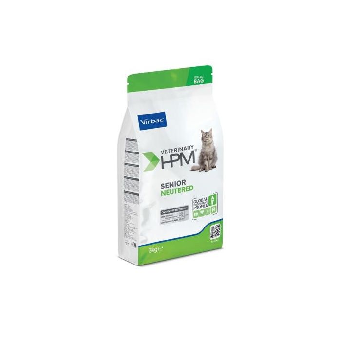 Virbac Veterinary Senior Neutered Cat - Dieta completa para gatos senior esterilizados, 3 kg