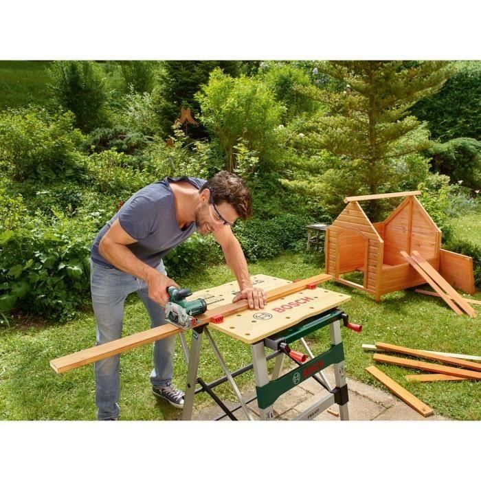 Bosch UniversalCirc 12 Sierra circular a batería 12V 2,5Ah, hoja 85mm, corte 26mm, con 1 batería y LED 3