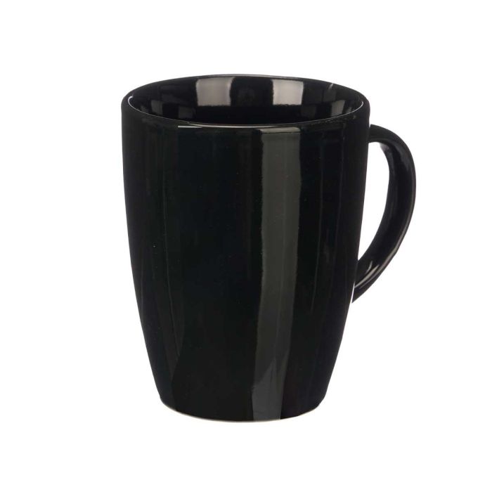 Jarra Mug Negro 330 Ml Vessia 11x10x8cm (24 Unidades) 1 Jarra Mug Negro 330 Ml Vessia 11x10x8cm (24 Unidades) 1