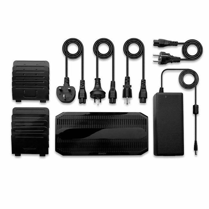 Lindy Estación de Carga USB 120W 10 Puertos (8x USB-A, 2x USB-C) para Smartphones y Tablets con Carga Inteligente y Divisores 3 Lindy Estación de Carga USB 120W 10 Puertos (8x USB-A, 2x USB-C) para Smartphones y Tablets con Carga Inteligente y Divisores 3