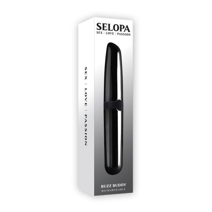 Mini Vibrador Selopa Buzz Buddy Negro 5 Mini Vibrador Selopa Buzz Buddy Negro 5