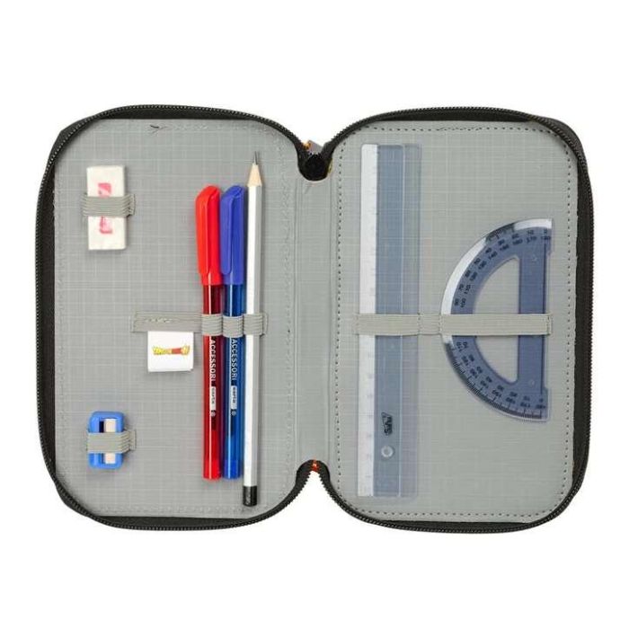 Plumier Escolar Safta Triple 37 Piezas Dragon Ball Combat 195x125x55 mm 2