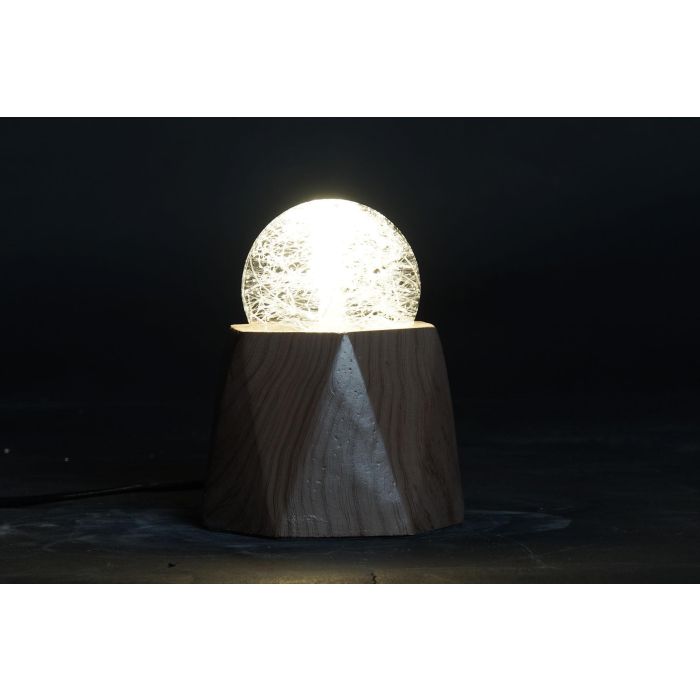 DKD Home Decor Lámpara de Sobremesa Urban de Cemento y Cristal para bombilla G9, 1 luz, 12x12x16 cm, Marrón/Marrón Oscuro (Pack 6 Unidades) 1 DKD Home Decor Lámpara de Sobremesa Urban de Cemento y Cristal para bombilla G9, 1 luz, 12x12x16 cm, Marrón/Marrón Oscuro (Pack 6 Unidades) 1