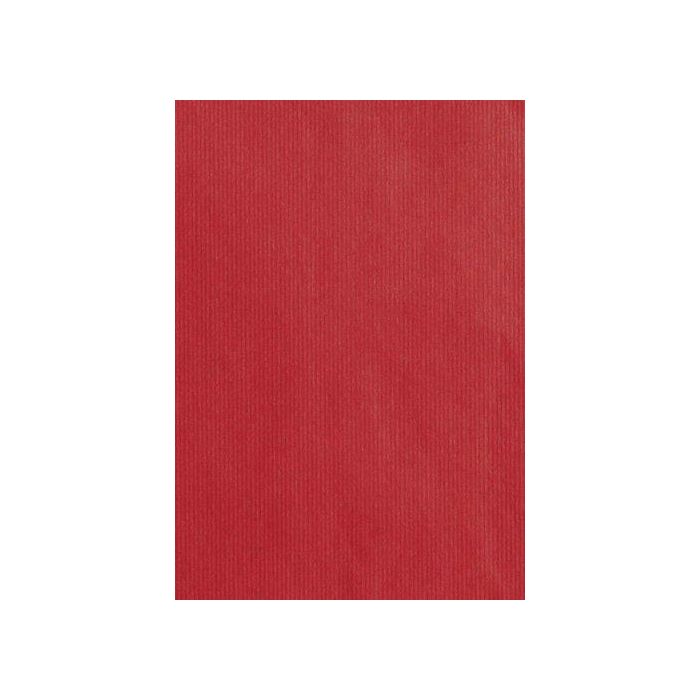 Papel De Regalo Bobina Tv 70 Cm X 100 M Kraft Rojo
