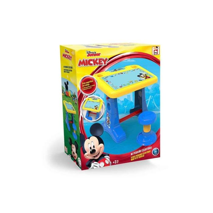 Pupitre con banco mickey 57x73x49 cm incluye 5 laminas 10 Pupitre con banco mickey 57x73x49 cm incluye 5 laminas 10