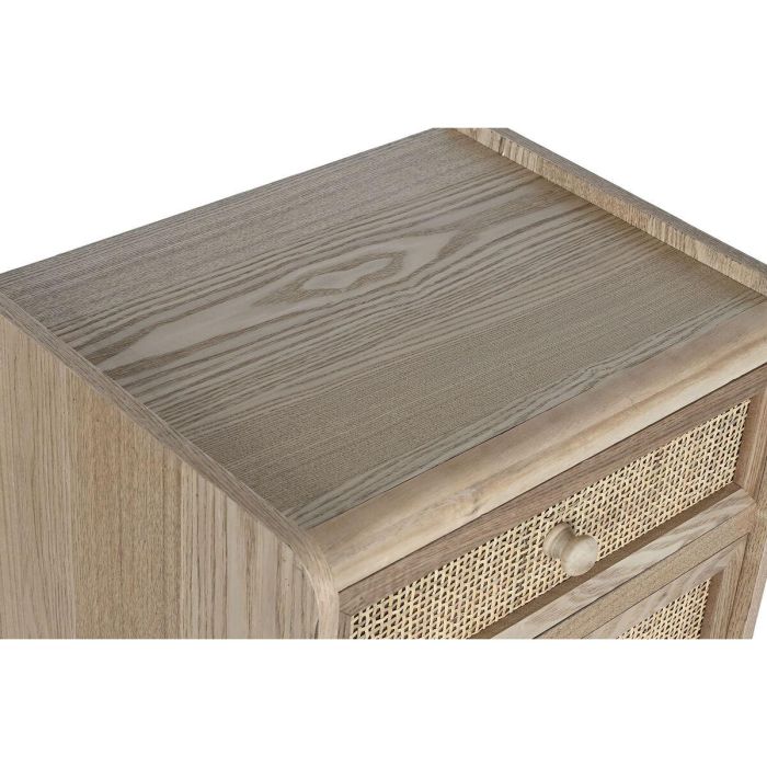 Cajonera Home ESPRIT Natural Ratán Madera de Paulonia 40 x 30 x 104 cm 3