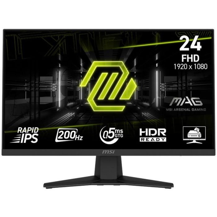 MSI 9S6-3BC41H-001 Monitor Gaming MAG 244F 23.6" Full HD Rapid IPS 0.5ms 200Hz