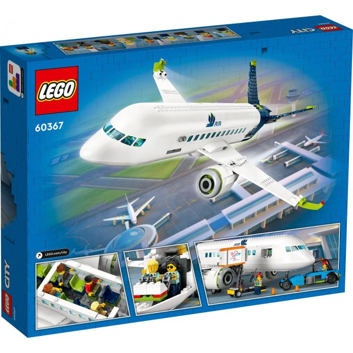 Lego 60367 Avión de Pasajeros City Exploration Juguete con Remolcador, Autobús y 9 Minifiguras - Para Mayores de 7 Años 8