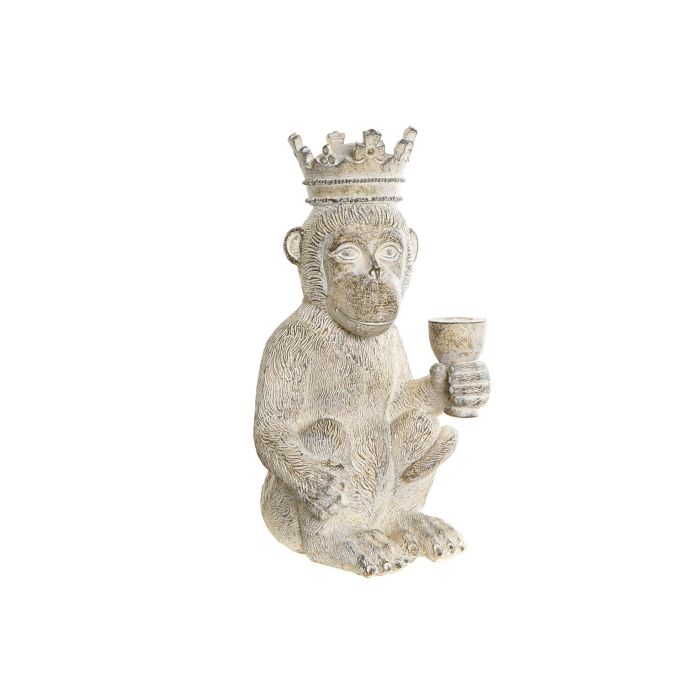 Figura Tropical DKD Home Decor Blanco 15 x 30 x 16 cm Figura Tropical DKD Home Decor Blanco 15 x 30 x 16 cm