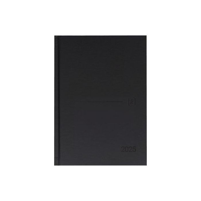 Oxford Agenda Anual Minimal Cosida A5 128H Sv Negro 2026