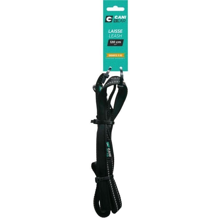 Correa para perros - CANI GEAR - 120 cm - Negro Correa para perros - CANI GEAR - 120 cm - Negro