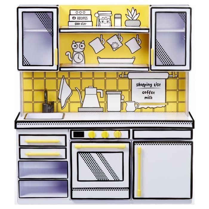 MGA 591832 Miniverse Food Series Playset Mini Cocina con Horno para Crear Recetas y Guardar Ingredientes, Edad +8 años 5
