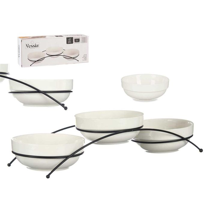 Set 3 Bols Porcelana Blanca Redondos 350Ml C Sopor Vessia 38X13CM (12 Unidades) Set 3 Bols Porcelana Blanca Redondos 350Ml C Sopor Vessia 38X13CM (12 Unidades)