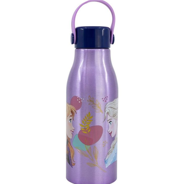 Disney Botella Aluminio Frozen CZ11257 760 ml Asa Silicona Libre BPA Licencia Oficial 1
