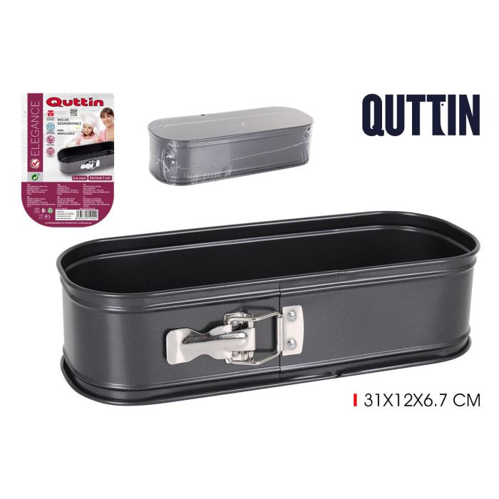 Quttin Molde para Horno con Cierre, 31 x 12 x 6.7 cm (8 Unidades)