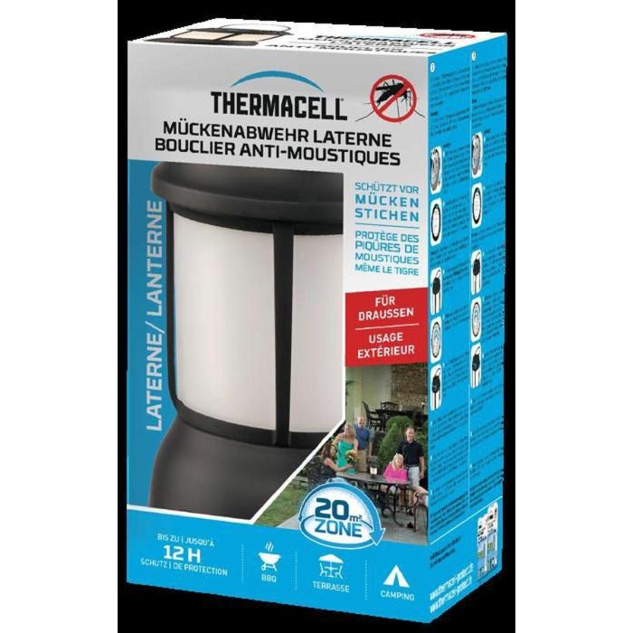 Thermacell THE3664715054788 Repelente Inalámbrico Anti-Mosquito y Tigre con Linterna Black 20m² Protección