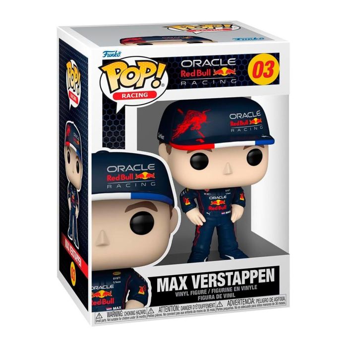 Funko 72217 Pop! Figura Max Verstappen Formula 1 Coleccionable Vinilo 9 cm 1